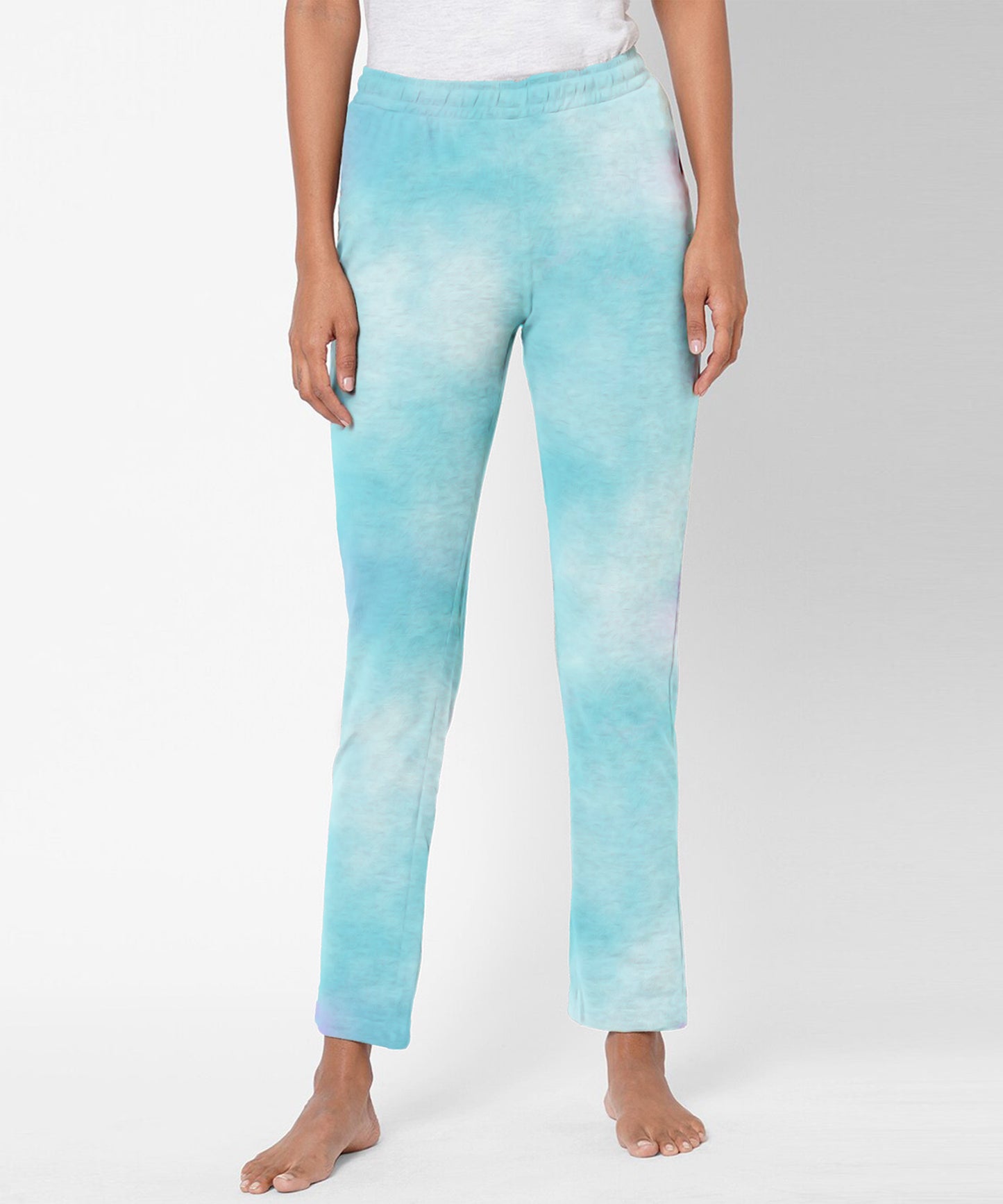 Women Track Pant-Blue