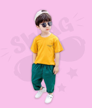 J&JP Kids Printed T-shirt and Pant set