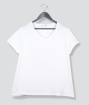 Mens White Half sleeve Solid Single Jersey T-shirt