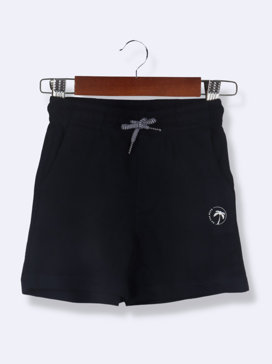 Kids Navy Loop Knit Shorts