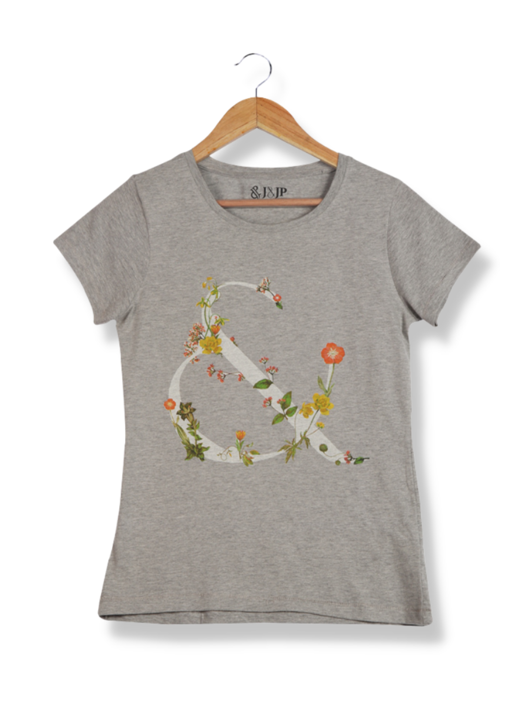 Women Grey Half sleeve Cotton T-Shirt