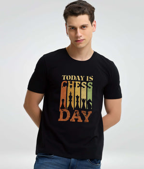 Men’s “Today is Chess Day” Graphic T-Shirt