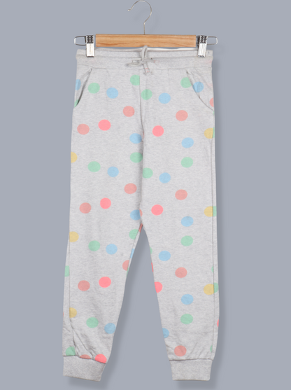 Kids Printed Cotton Loop knit Pant