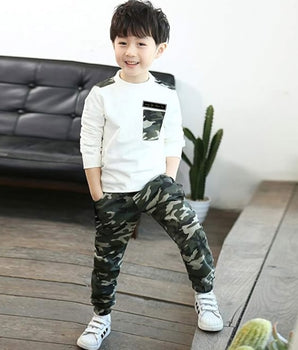 J&JP Kids Printed Full Sleeve T-shirt and Pant