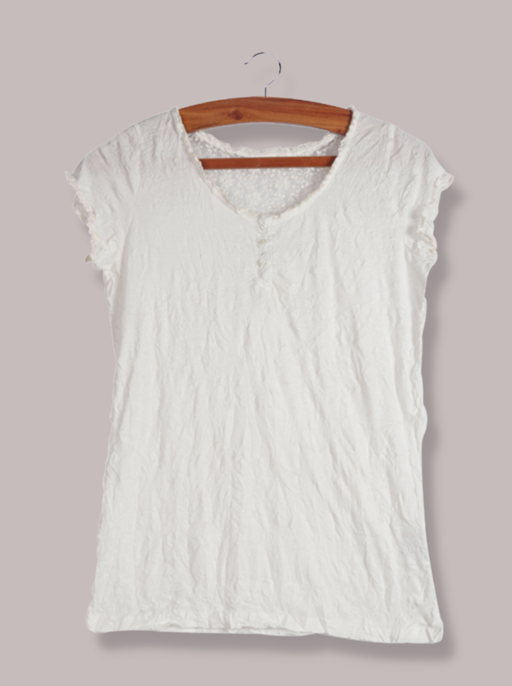 Women White Half sleeve Cotton T-Shirt