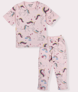 Kids Printed Full Sleeve Multi colour t-Shirt and Pant