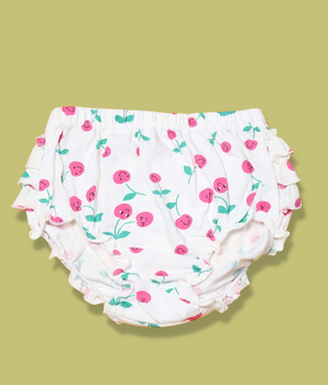 Babies Pink Printed Cotton jersey knit Pant