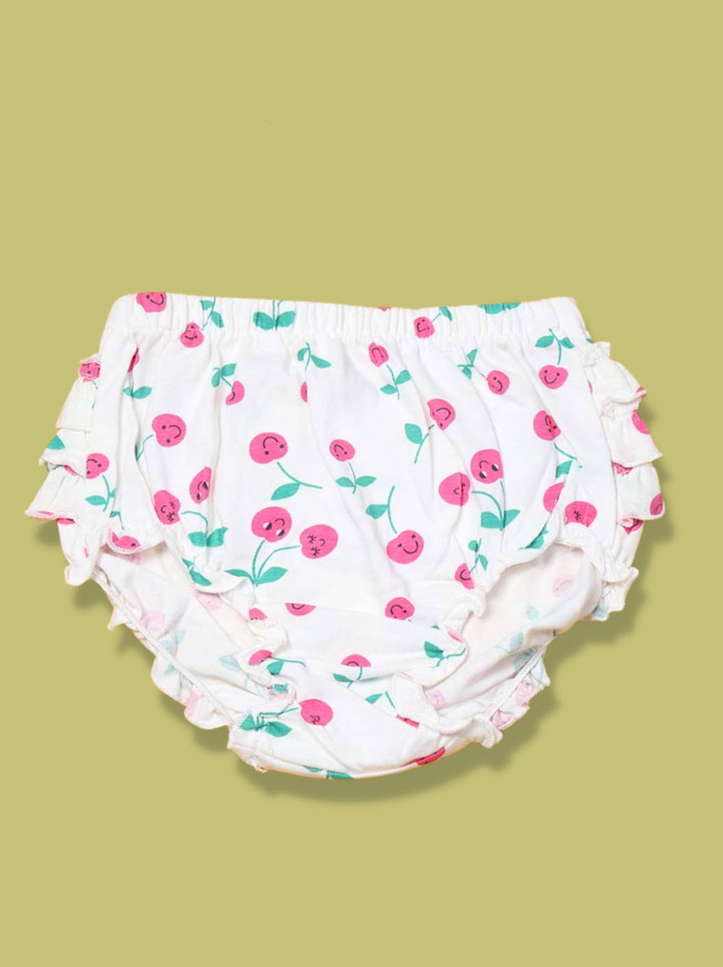 Babies Pink Printed Cotton jersey knit Pant