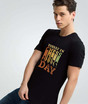 Men’s “Today is Chess Day” Graphic T-Shirt