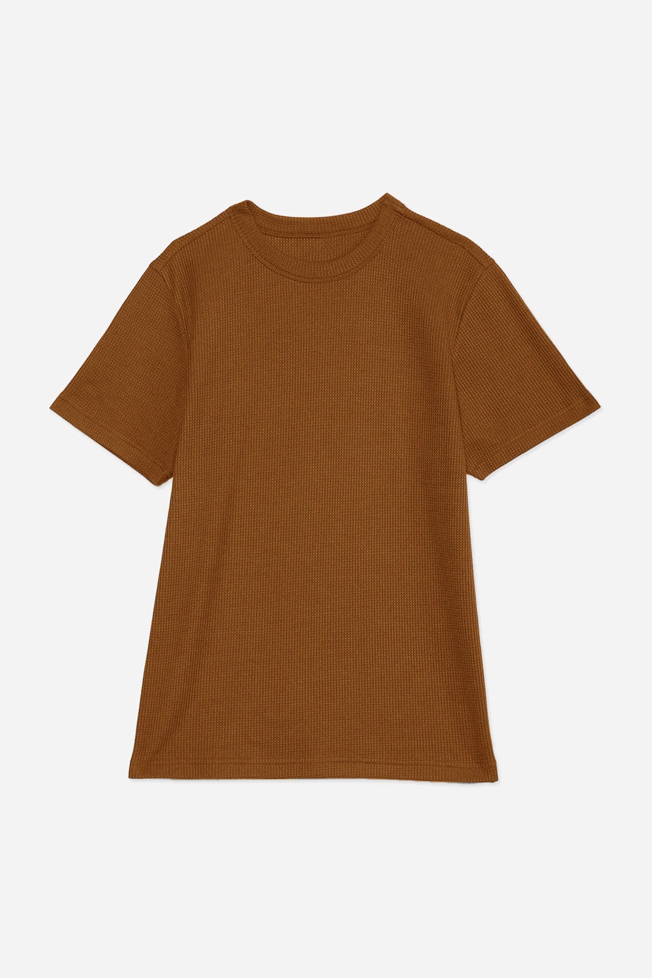 J&JP Texture oversize tshirt-Brown