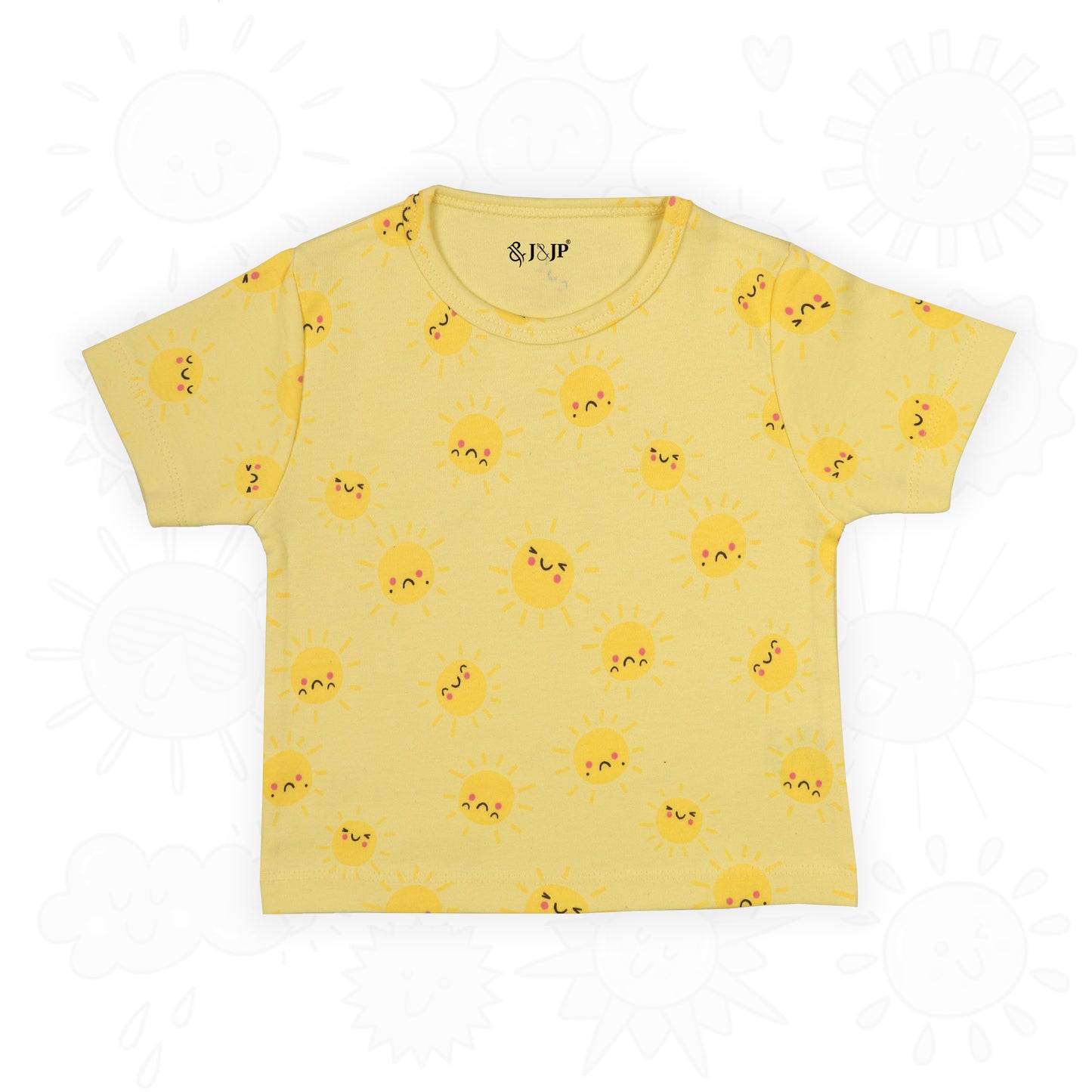 J&JP Kids Printed T-shirt and Pant