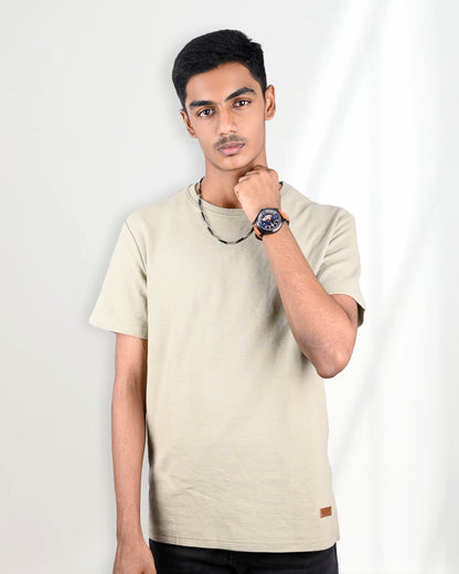 J&JP Men's Tshirt -Light Olive