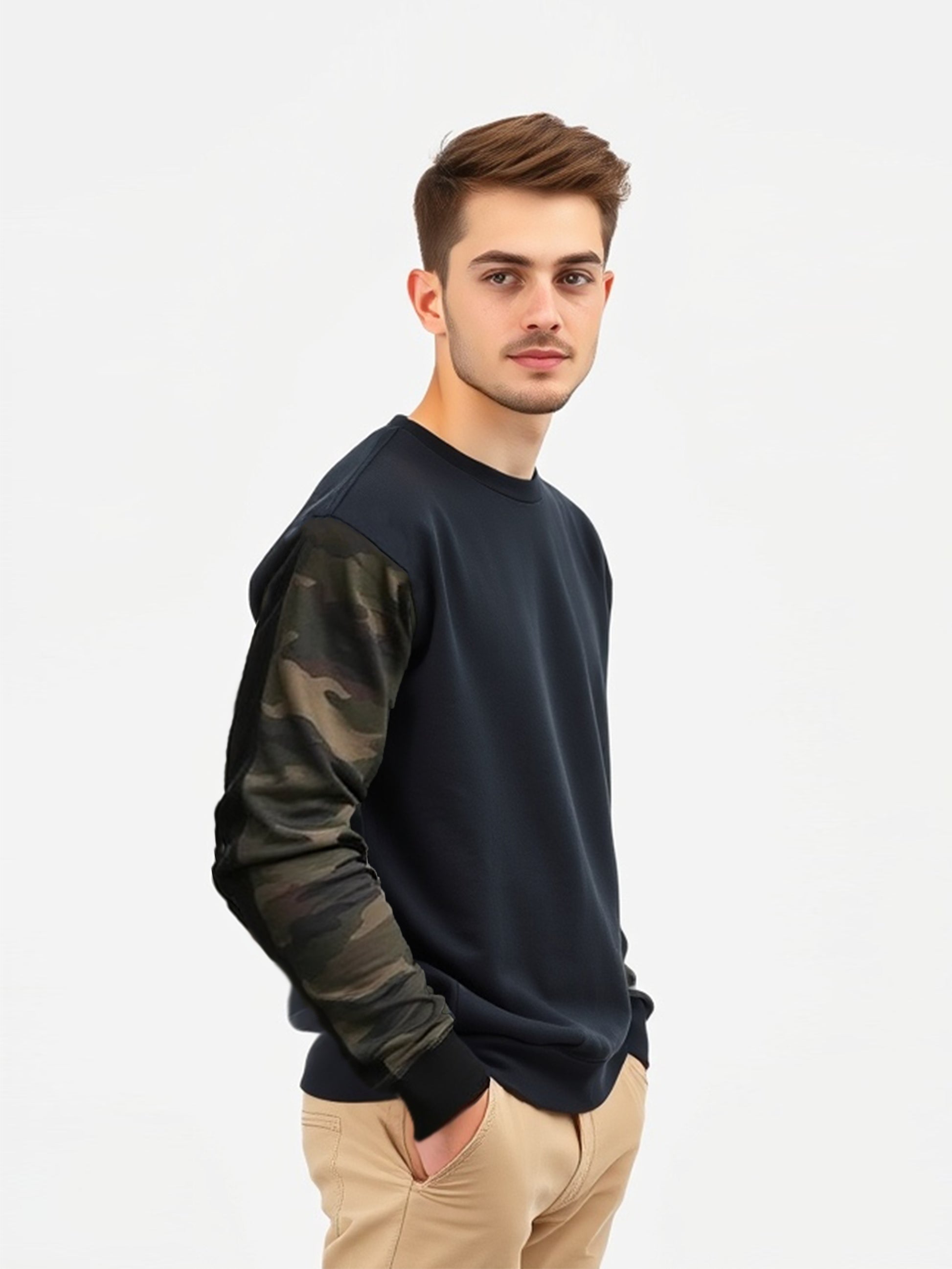 Army Men's Black Sweatshirt