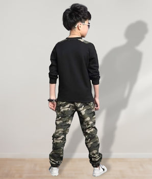 J&JP Kids Printed Full Sleeve T-shirt and Pant