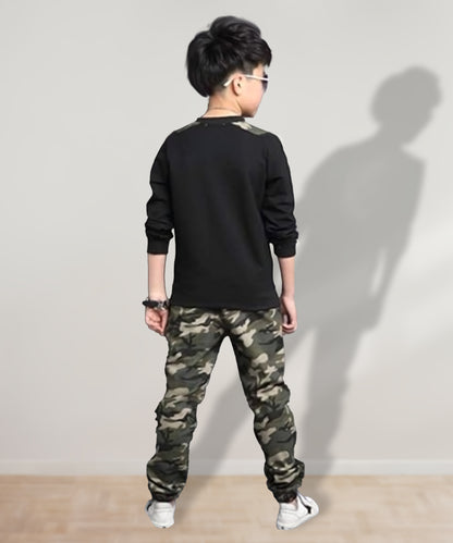 J&JP Kids Printed Full Sleeve T-shirt and Pant