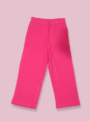 Kids Pink Solid Pant