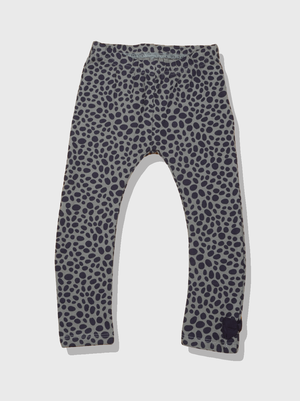 Babies Grey Animal Print Cotton jersey knit Pant