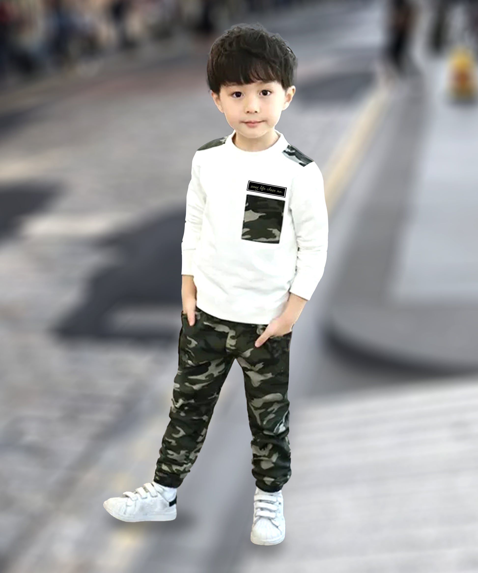 J&JP Kids Printed Full Sleeve T-shirt and Pant