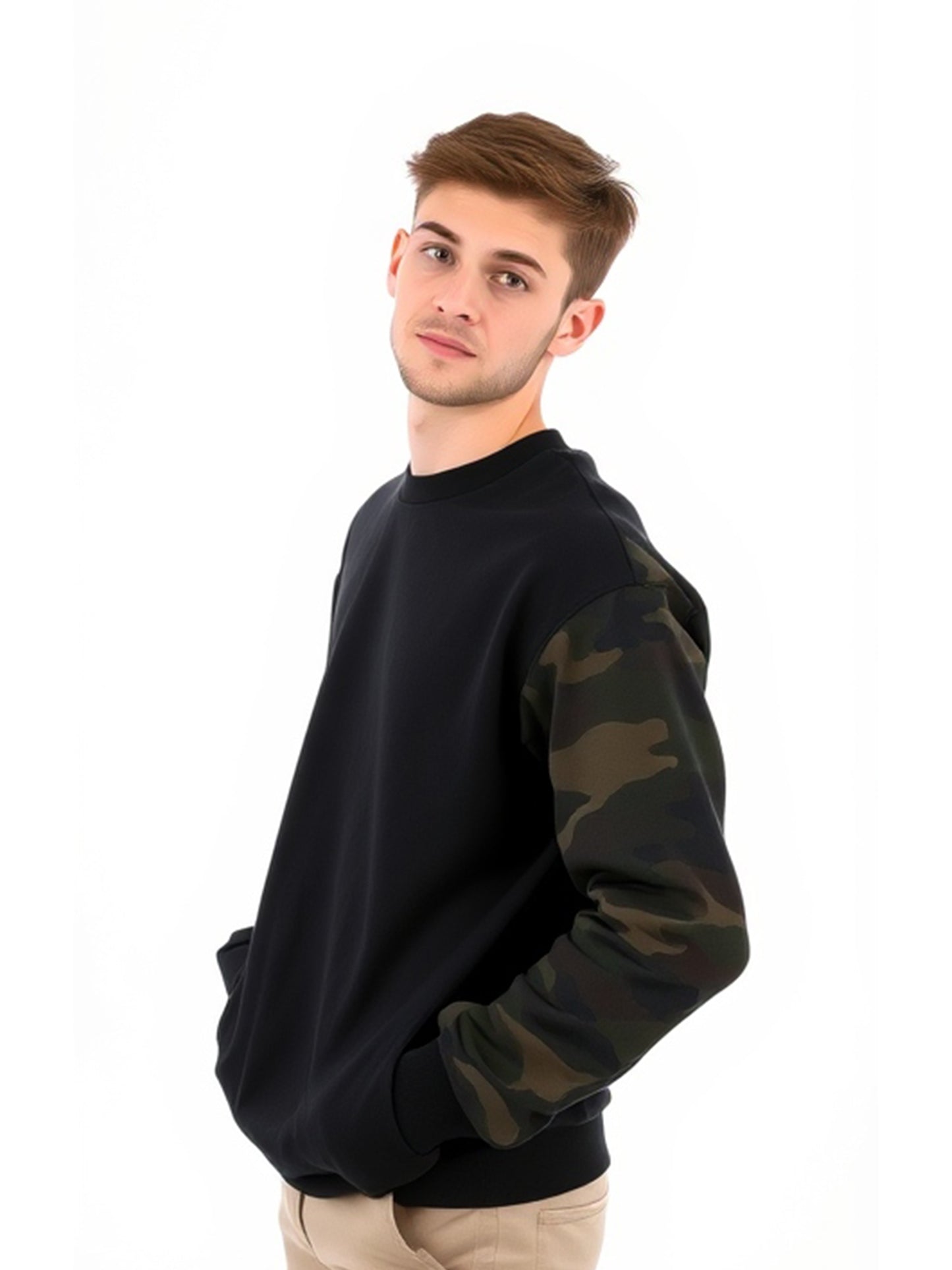 Army Men's Black Sweatshirt