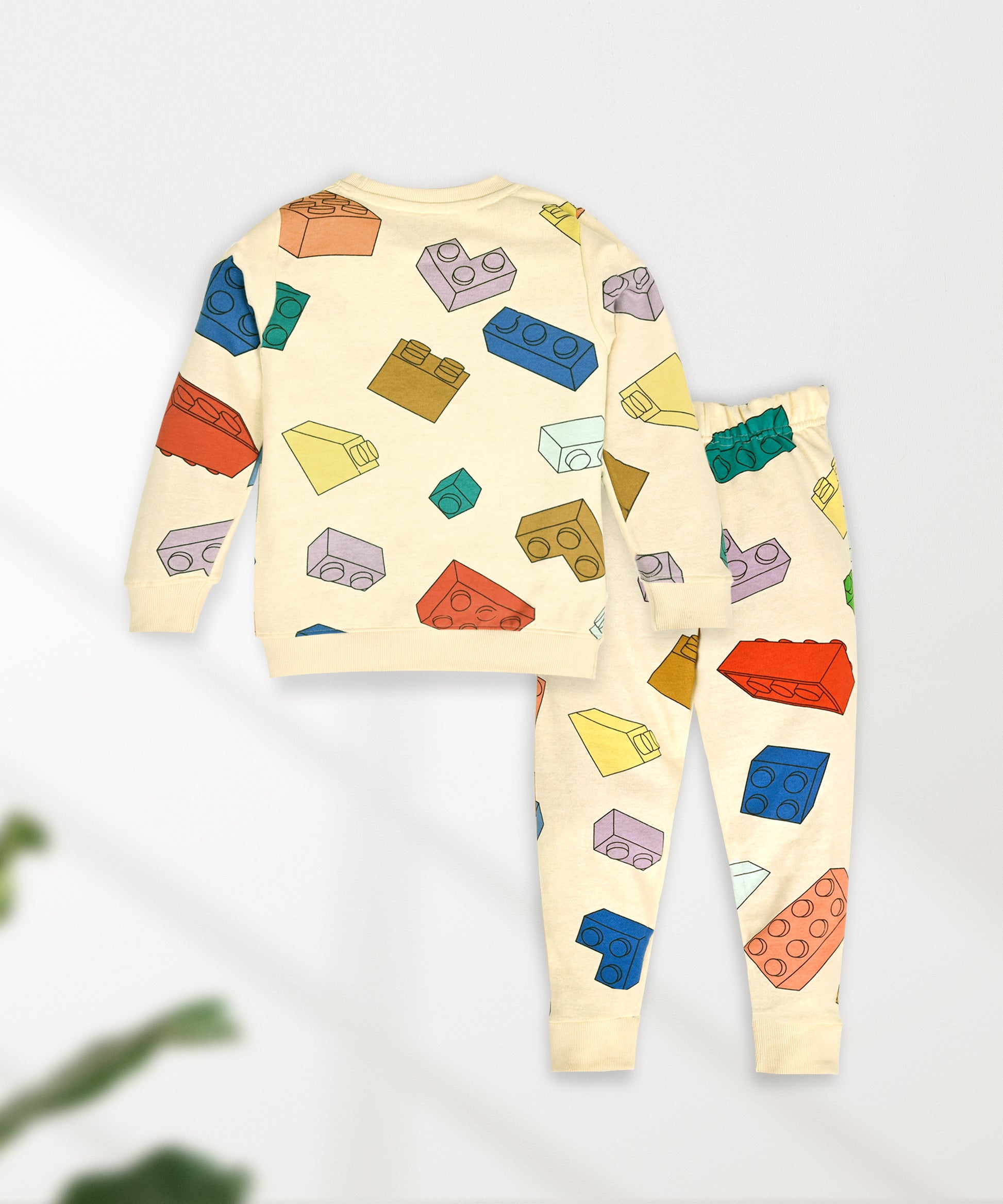 J&JP Kids Unisex Full Sleeve Printed T-shirt and Pant Set