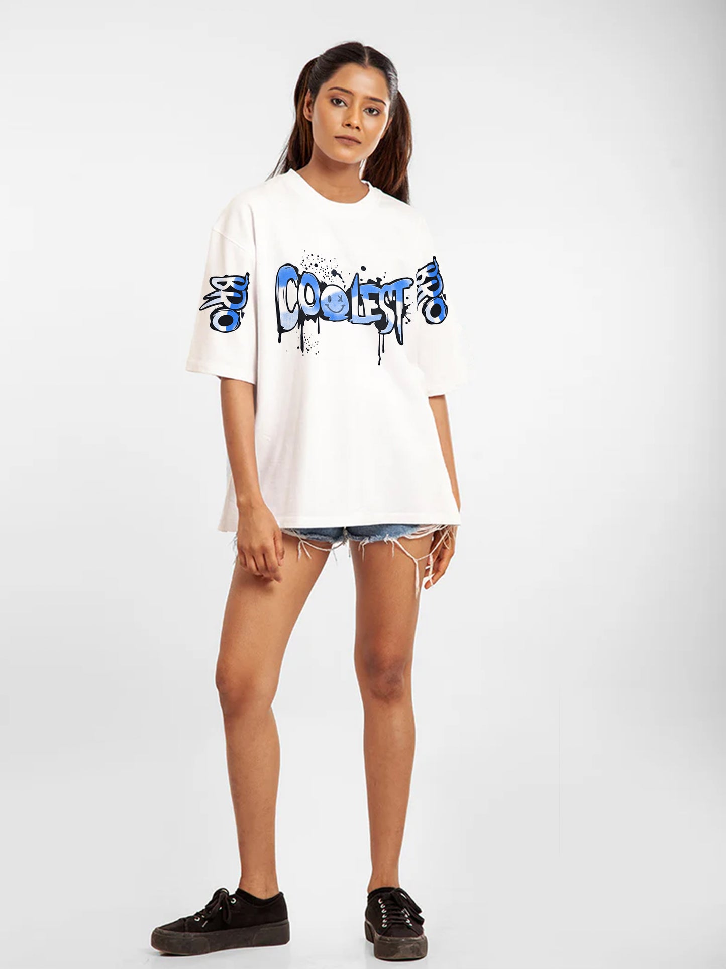 J&JP Mens oversized Backprinted Tshirt