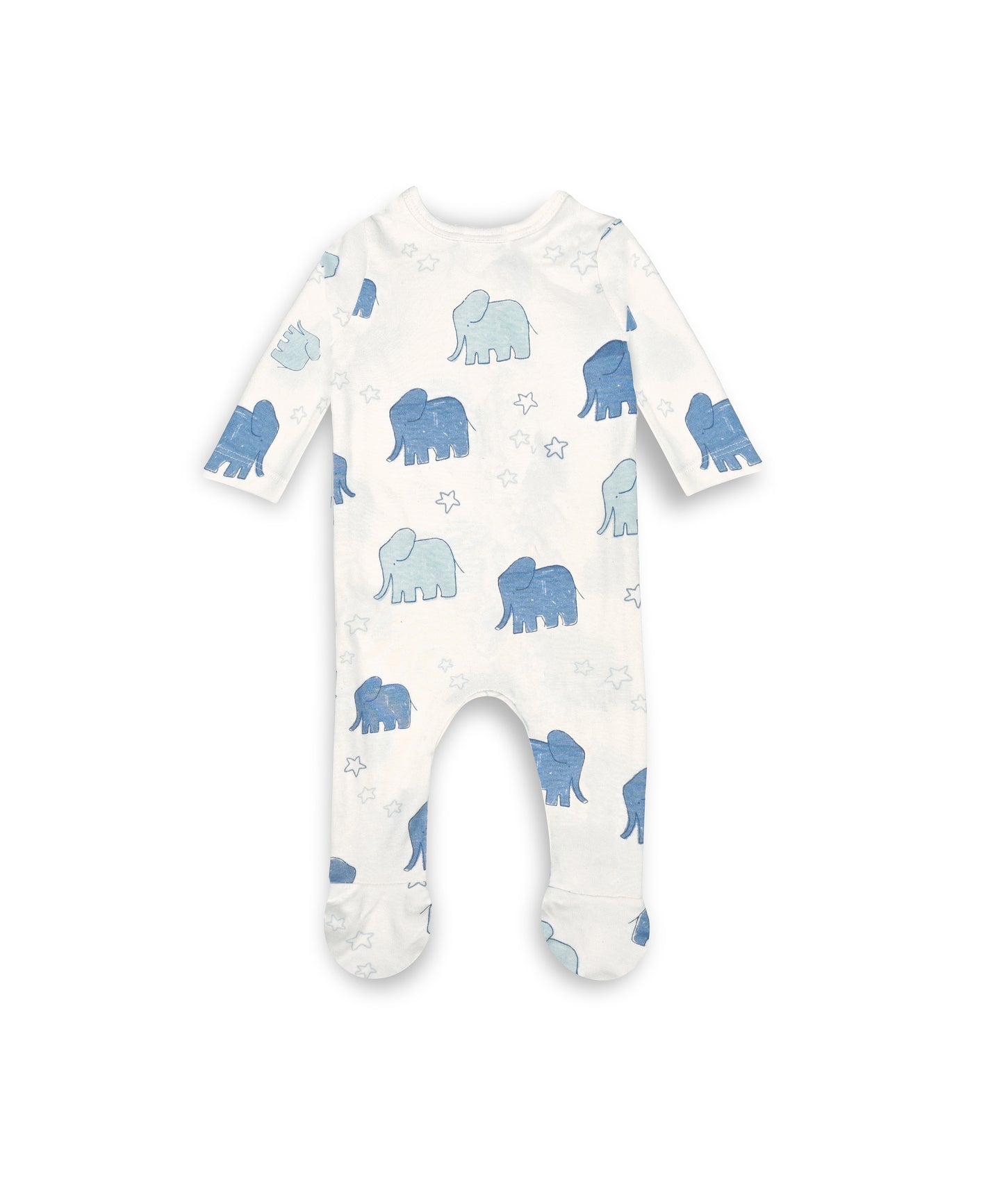 Babies Unisex Footed Romper-Elephant