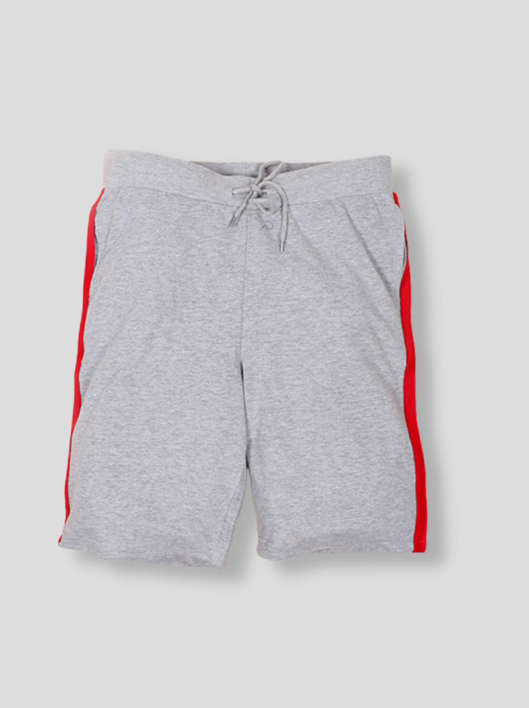 Men Grey Solid Loopknit Shorts