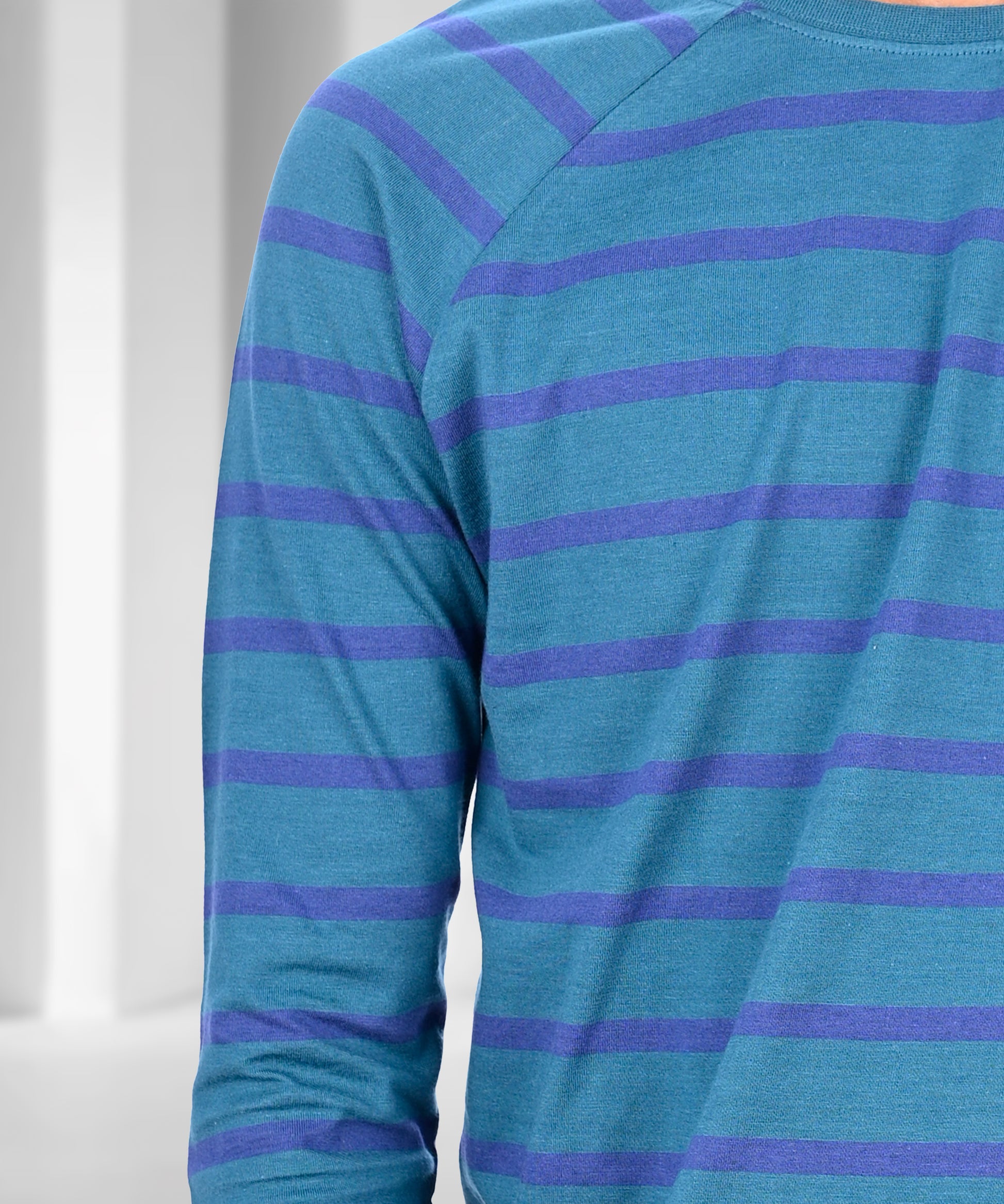 J&JP Men's Stripes Full sleeve Tshirt