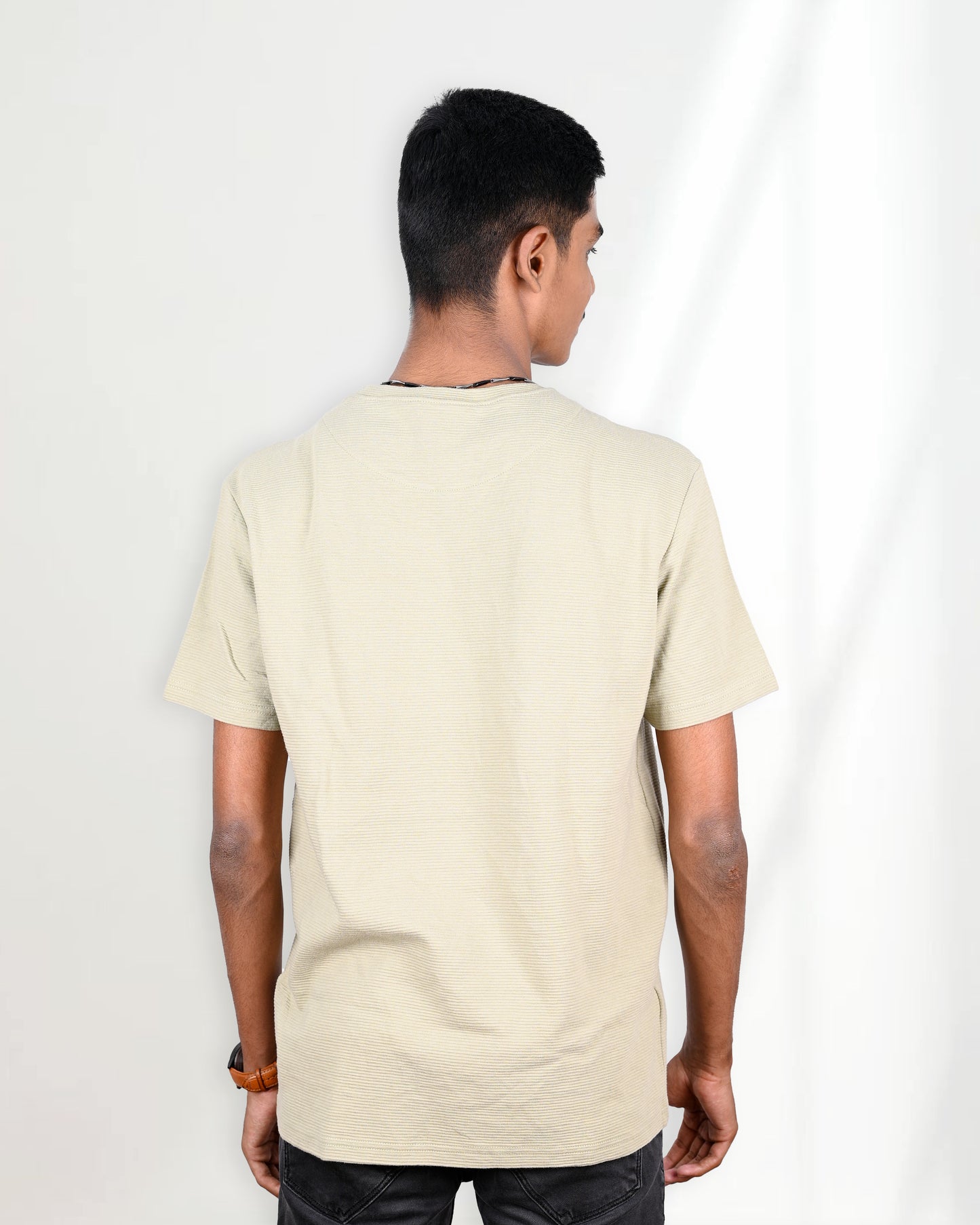 J&JP Men's Tshirt -Light Olive