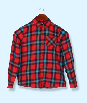 Kids Boys Checkered Casual Shirt