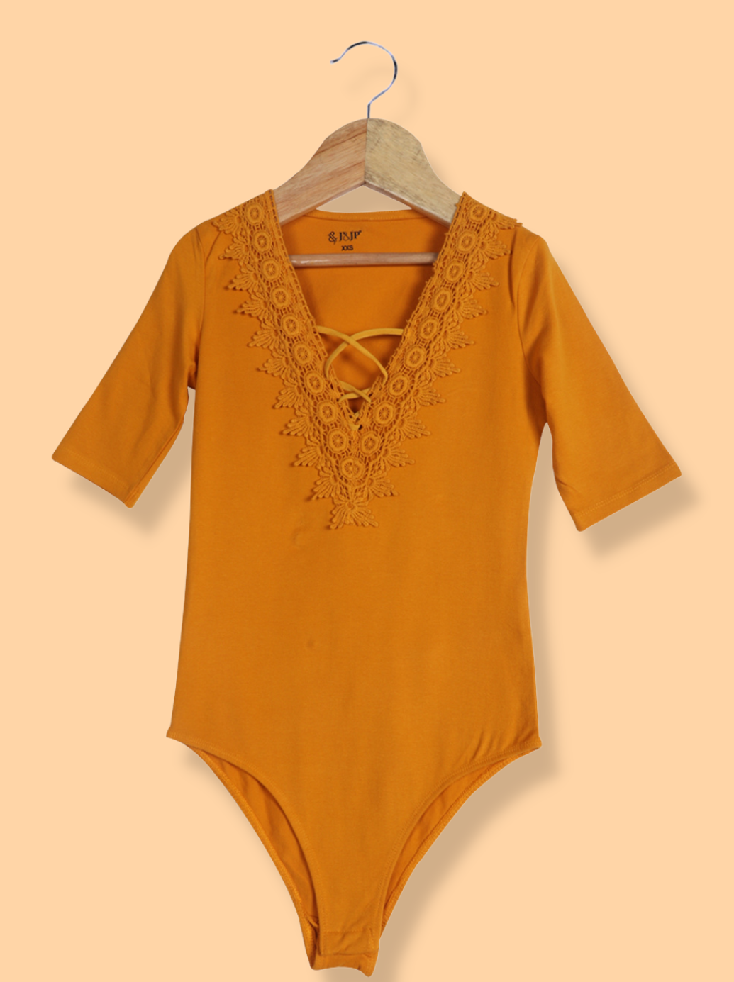 Women Yellow knit cotton Swimsuits