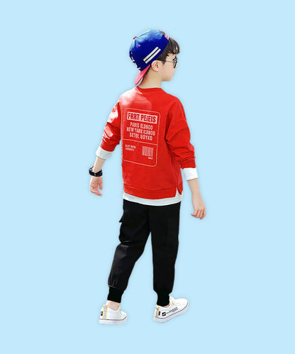 J&JP Kids Boys Printed T-shirt and Pant