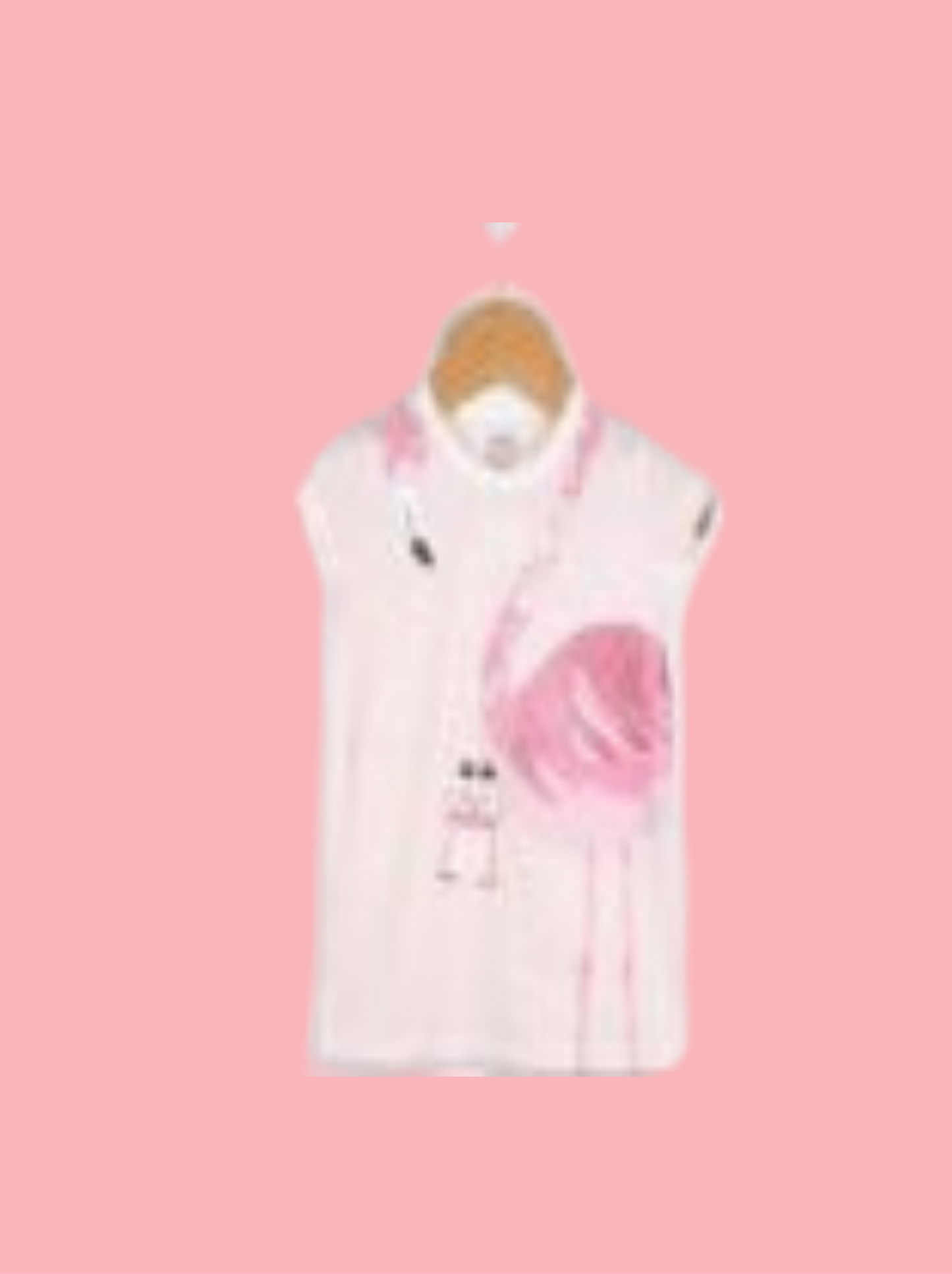 Kids Pink Half sleeve Printed Cotton slub jersey T-Shirt