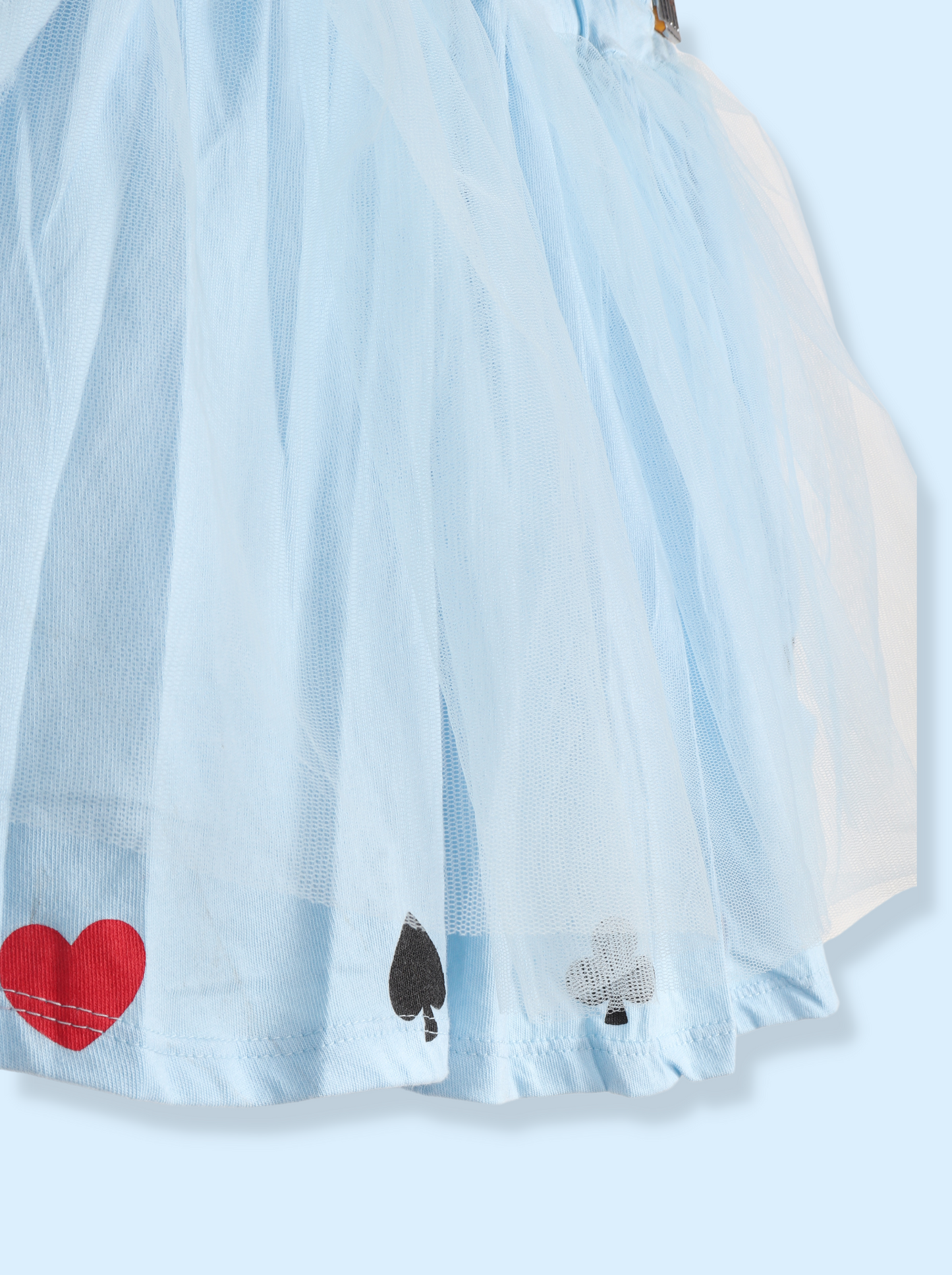 Kids Girls Blue Solid Tutu Skirt