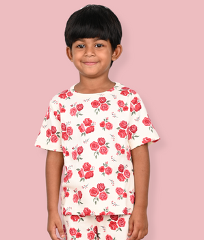 Kids Printed Half Sleeve Multi colour t-Shirt and Pant