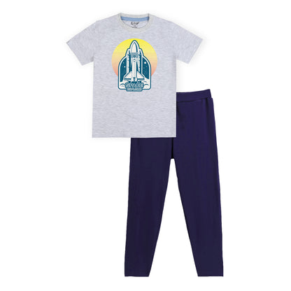 J&JP Kids Boys Printed T-shirt and Pant Set