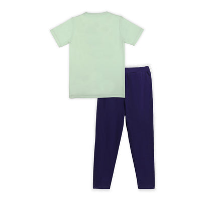 J&JP Kids Boys Printed T-shirt and Pant Set