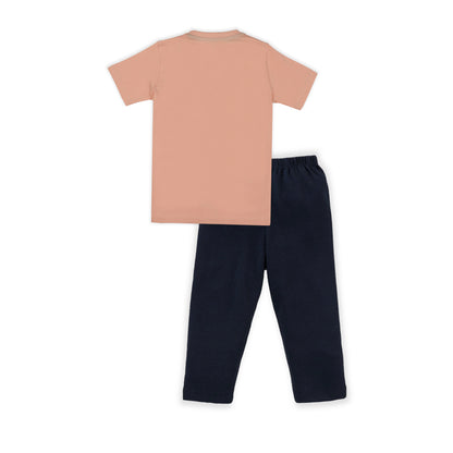 J&JP Kids Boys Printed T-shirt and Pant Set