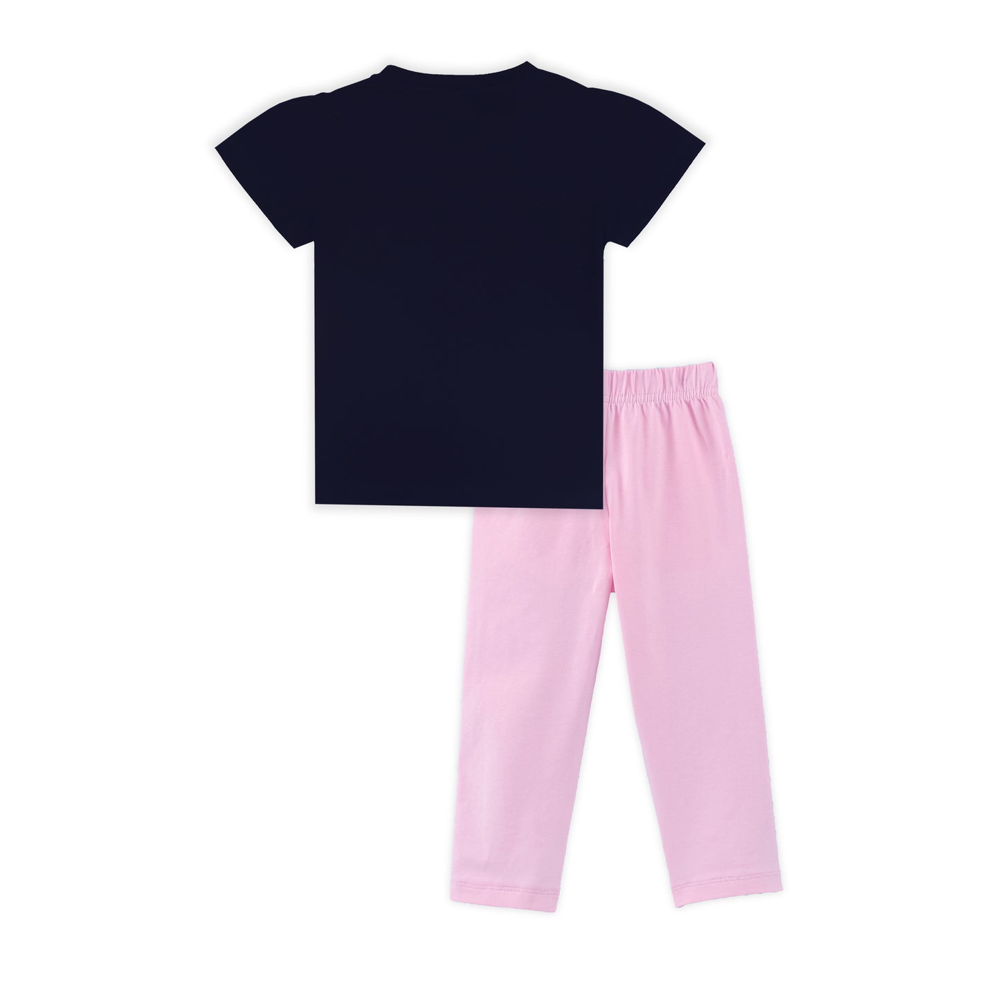 J&JP Kids Girls Printed T-shirt and Pant Set