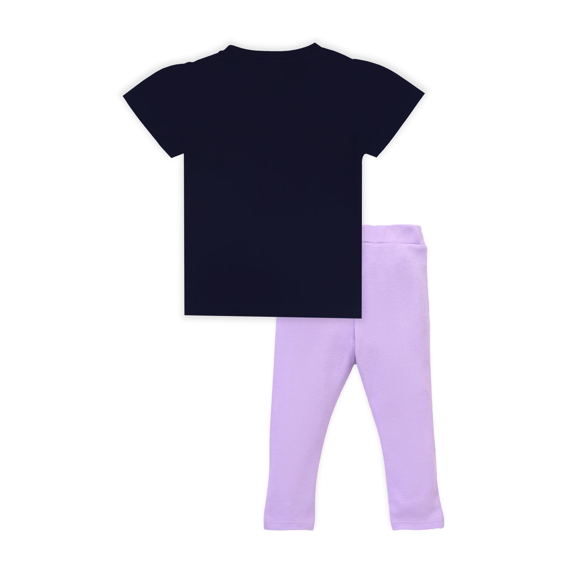 J&JP Kids Girls Printed T-shirt and Pant Set