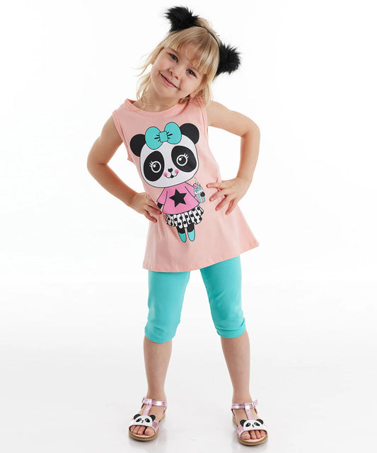 J&JP Kids Girls Printed T-shirt and Pant Set