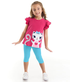 J&JP Kids Girls T-shirt and Pant Set