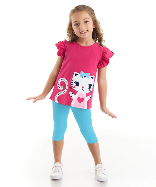 J&JP Kids Girls T-shirt and Pant Set