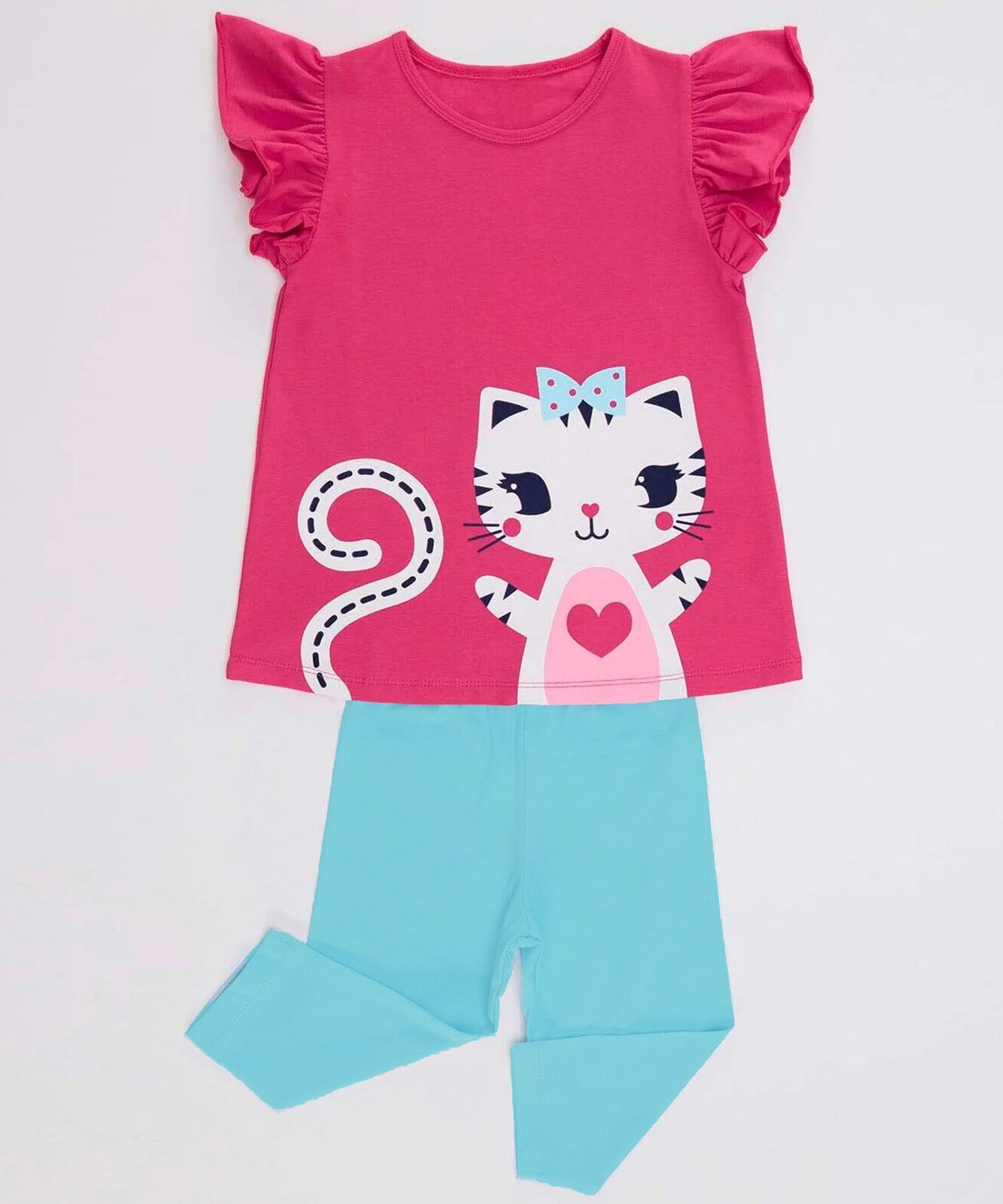 J&JP Kids Girls T-shirt and Pant Set