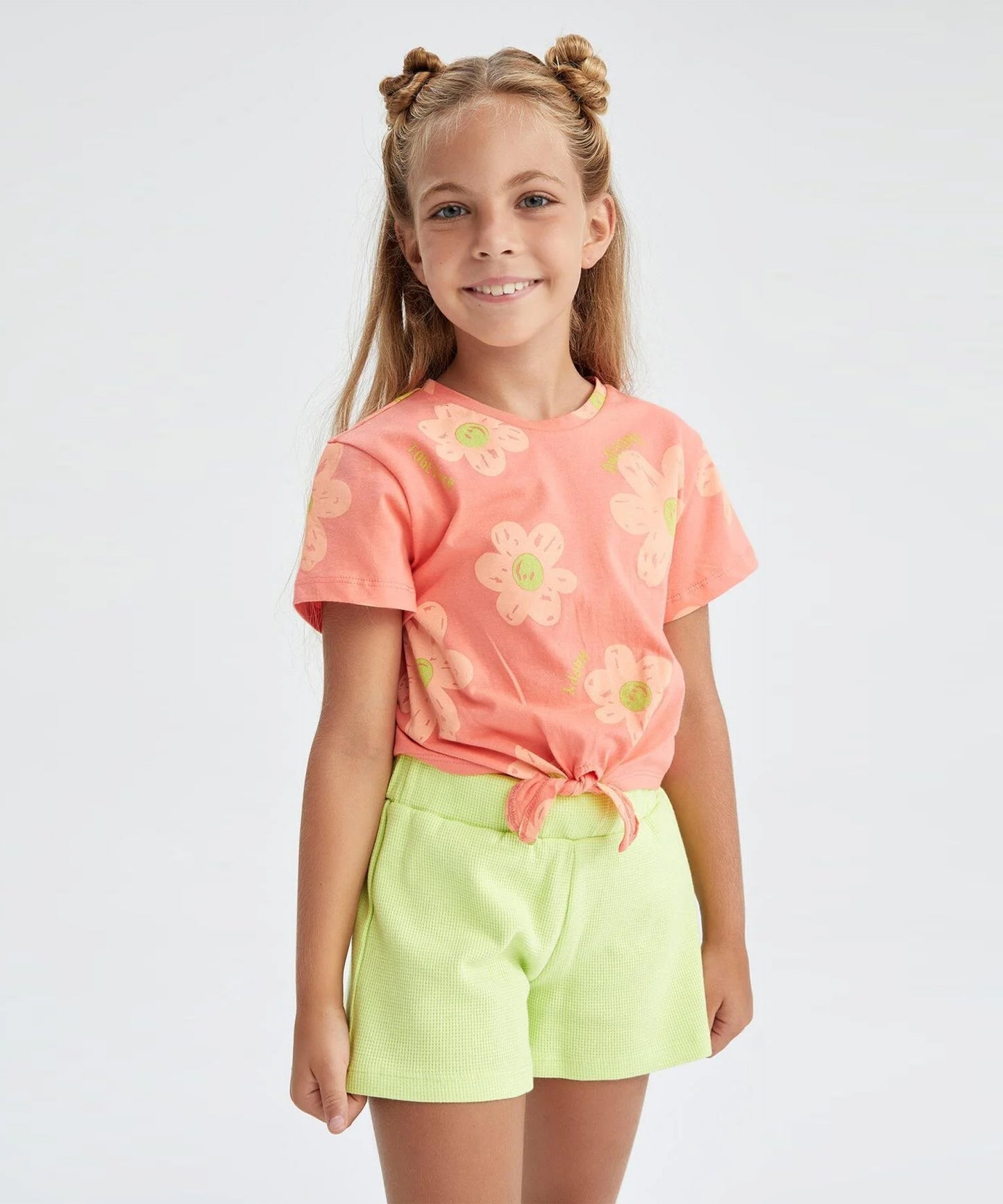 J&JP Kids Girls T-shirt and Shorts Set