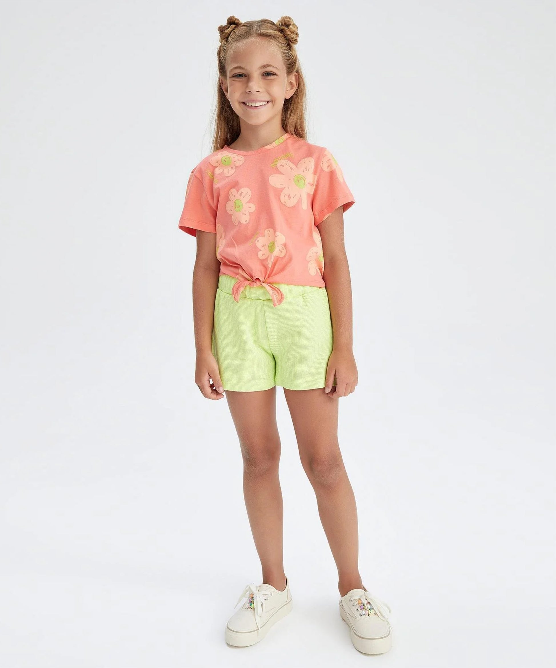 J&JP Kids Girls T-shirt and Shorts Set