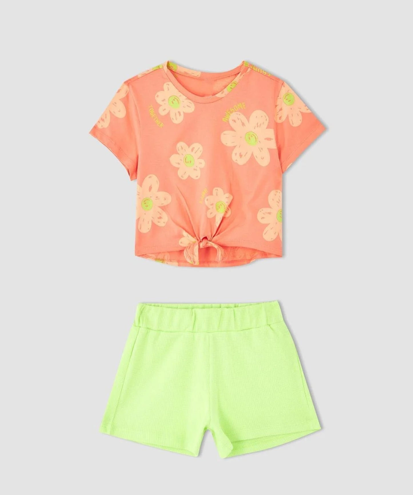 J&JP Kids Girls T-shirt and Shorts Set