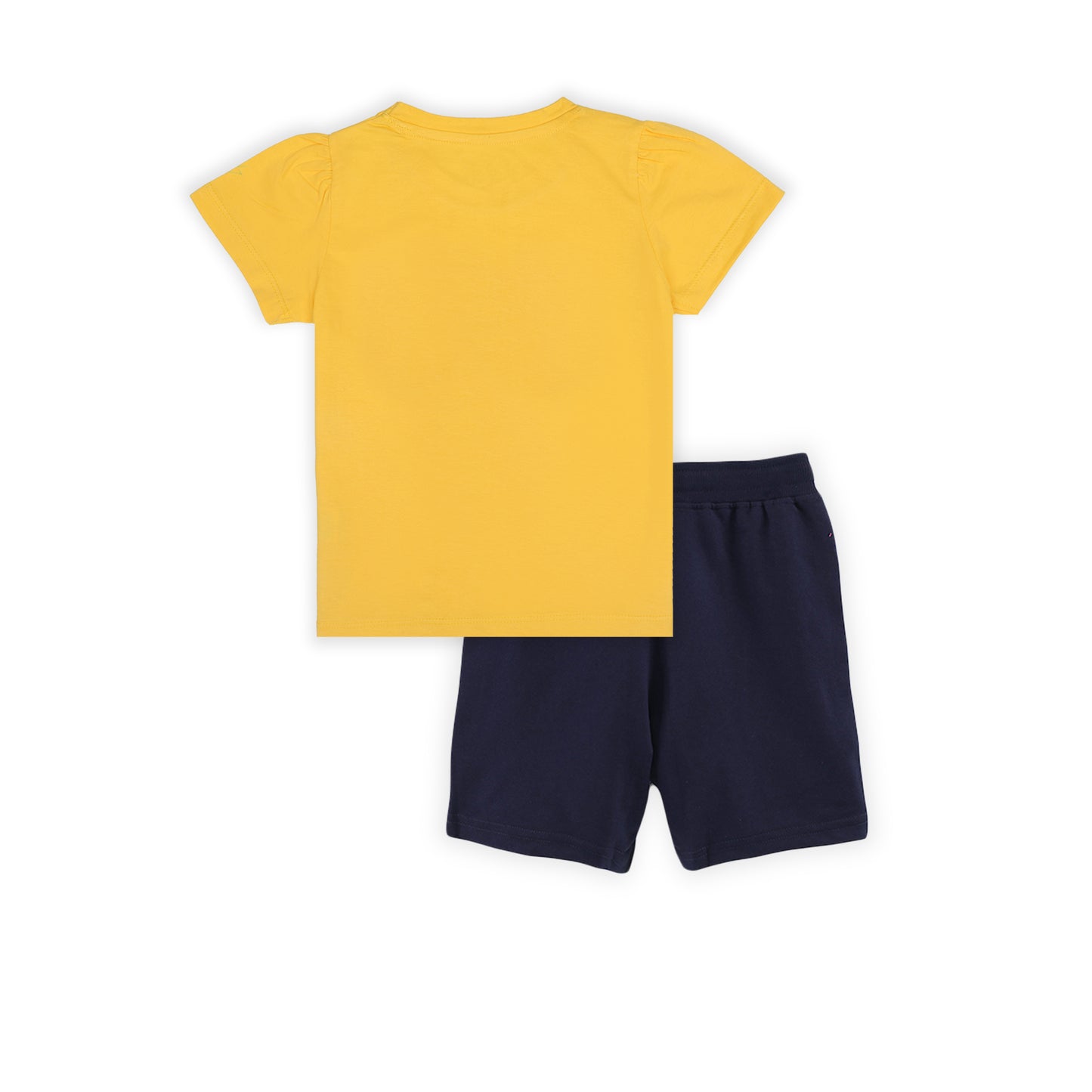 J&JP Kids Girls Printed T-shirt and Shorts Set