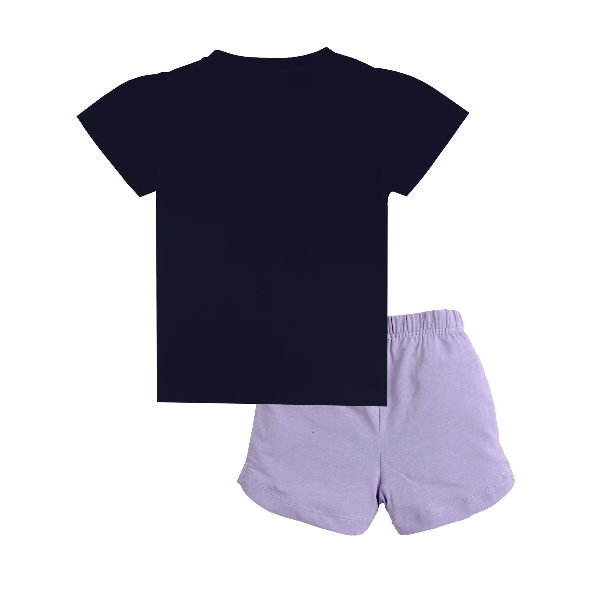 J&JP Kids Girls Printed T-shirt and Shorts Set