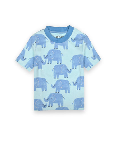 Kids unisex coord set-Blue